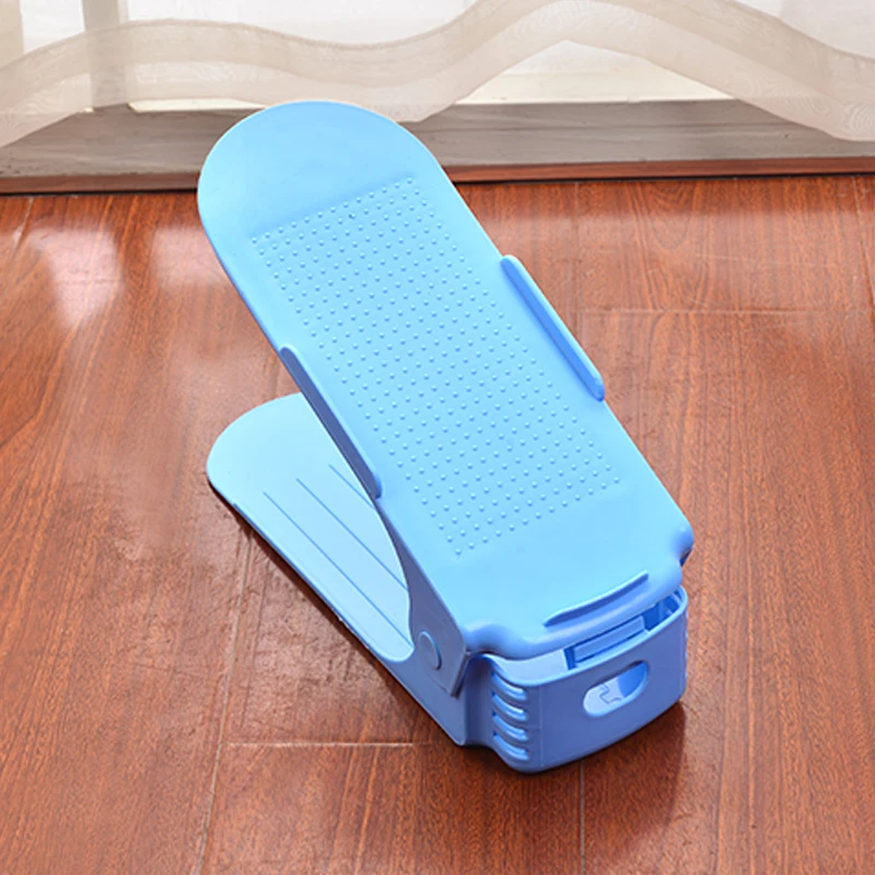 
Cheap Price Adjustable Storage Plastic Shoe Stacker, Shoe Rack, Shoe Organizer 
