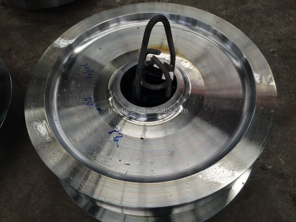 High quality solid forging and rolling AAR Wheel metro anti-noise monoblock railway train wheels