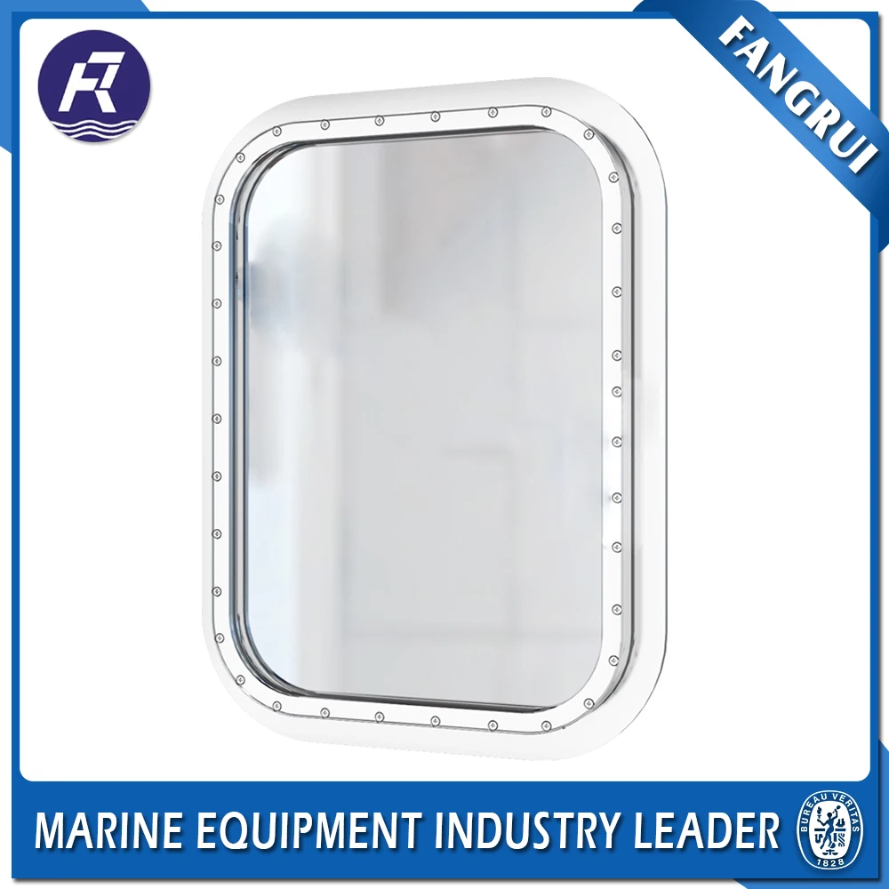 Super quality fixed boat marine aluminum Customized front windshield window