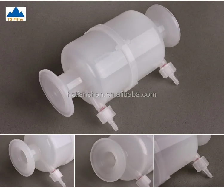 Absolute Rate 0.2 Micron Air Filter Tri-Clamp Hydrophobic Membrane PTFE Capsule Filter