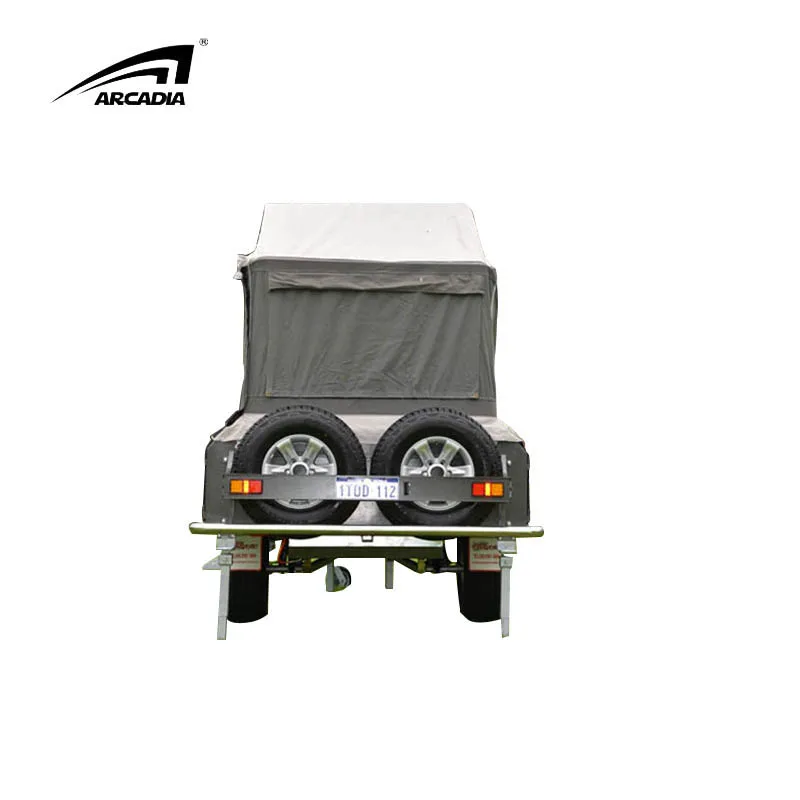 China factory directly sales OEM hard floor soft floor camper trailer top tents