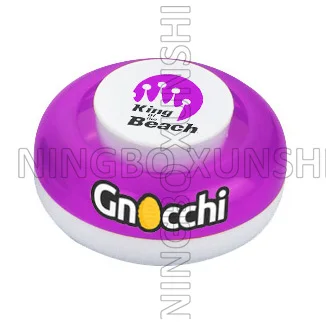 
Promotion portable solid white base transparent Plastic round magnet press button up stationery desktop office note clip holder 