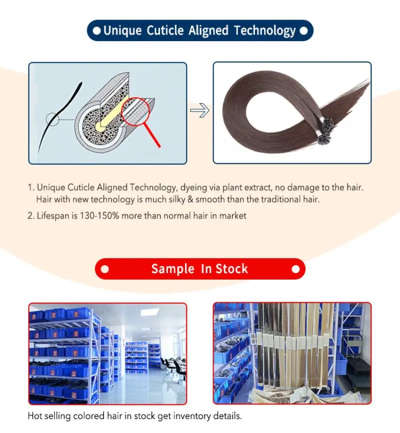 
U Tip Hair Extensions UK, Nail Tip u Tip Keratin Human Hair Extension 