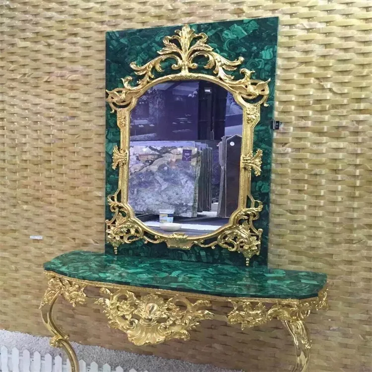 
Shengyao Gemstone Malachite Big Slabs/Wall Column/Floor Tiles/Vanity Top/Interior Or Outside Decoration 