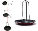 MCD carbon steel chicken stand  bbq accessories MCD factory supply used for kamado bbq grill