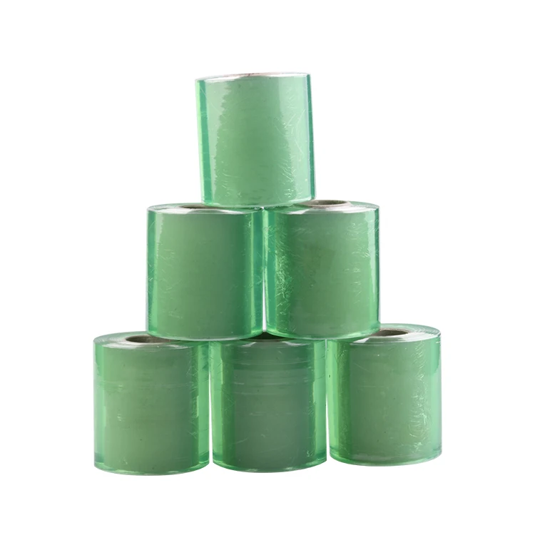 Factory price electric wire green color packing material cables rolled Chinese pvc packing film