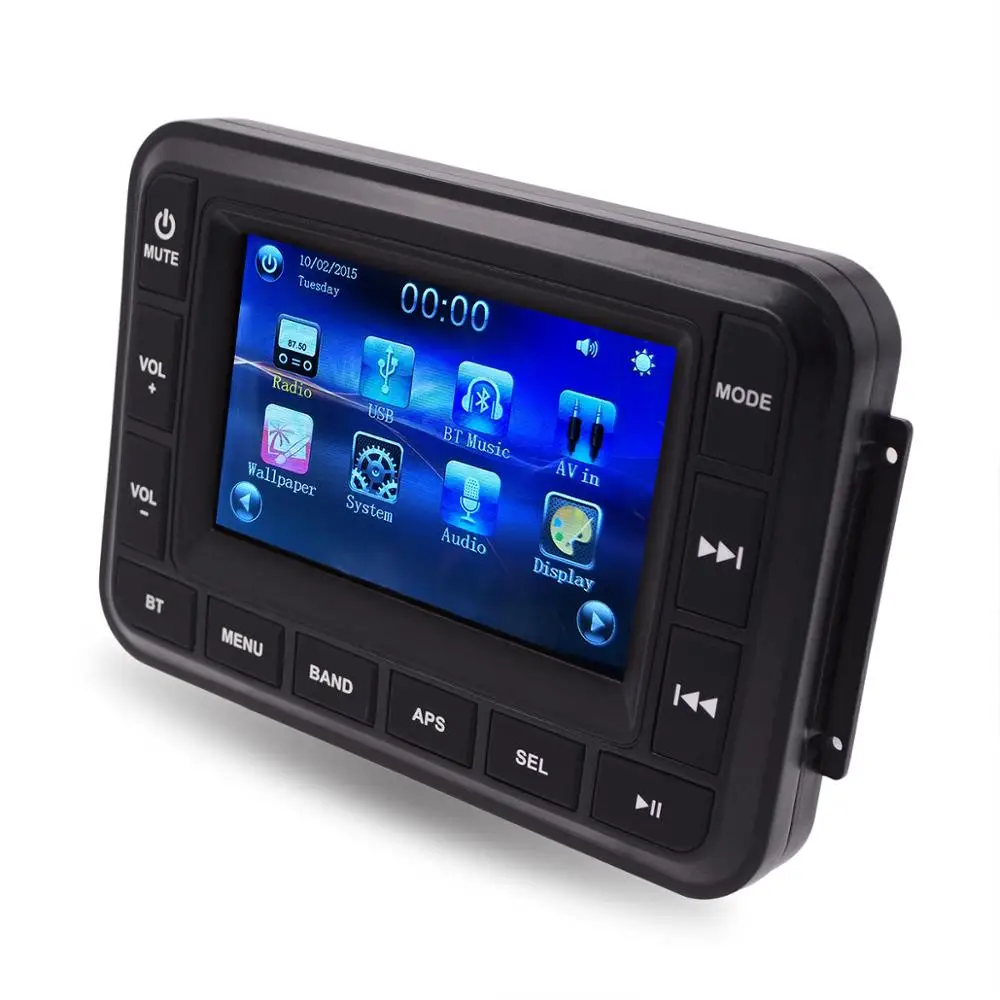 Производство фабрики 5 дюймов TFT Водонепроницаемая Высококачественная морская радиоустановка с высокой мощностью vhf морская аудиосистема