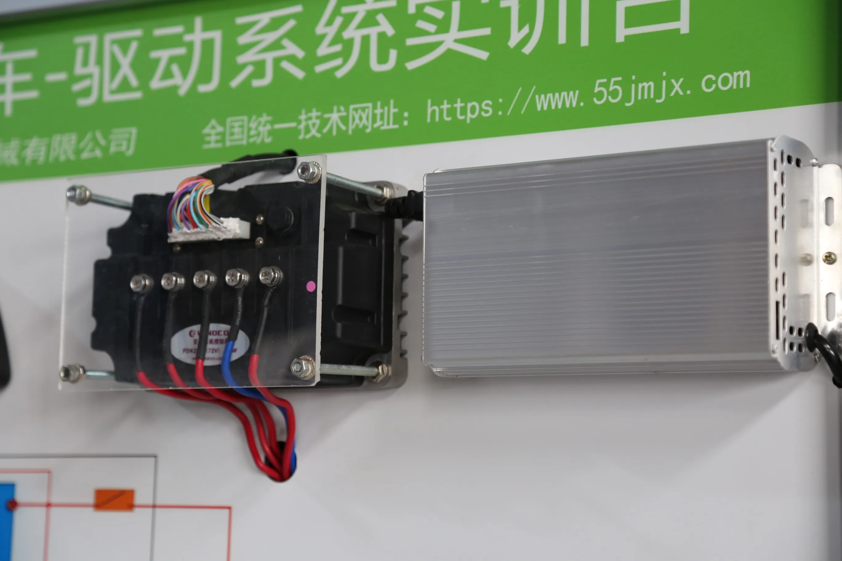Electric vehicle battery management system car training equipment