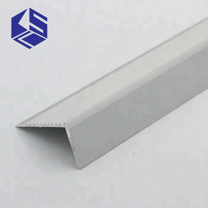 Top level 16mm light silver aluminum wall corner tile trim