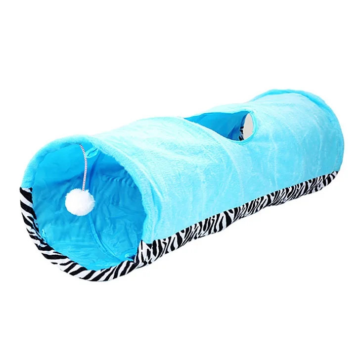 New arrival plush fabric wholesale cat toy tunnel