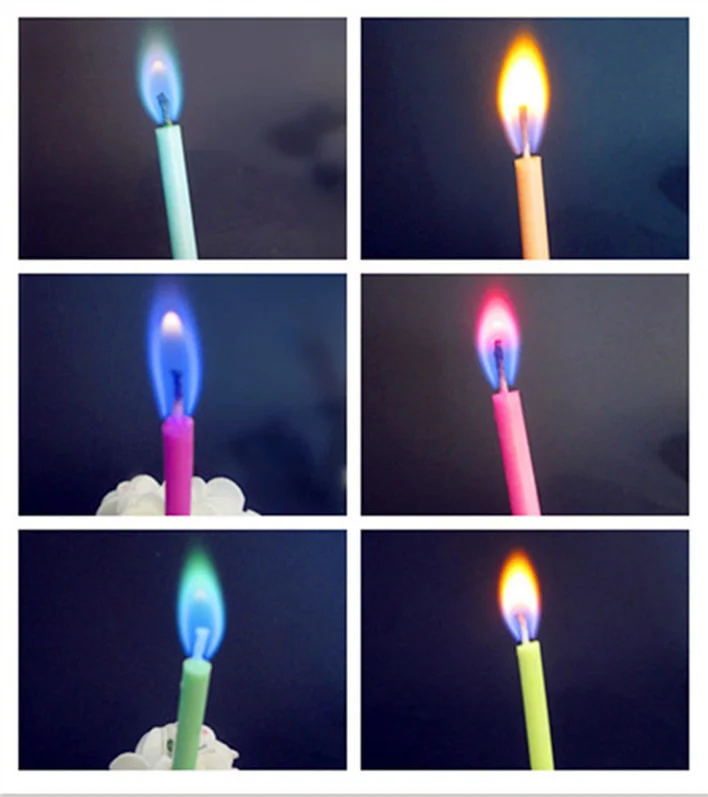 
Sell cakes product color flame birthday candles and festival party color flame candles 