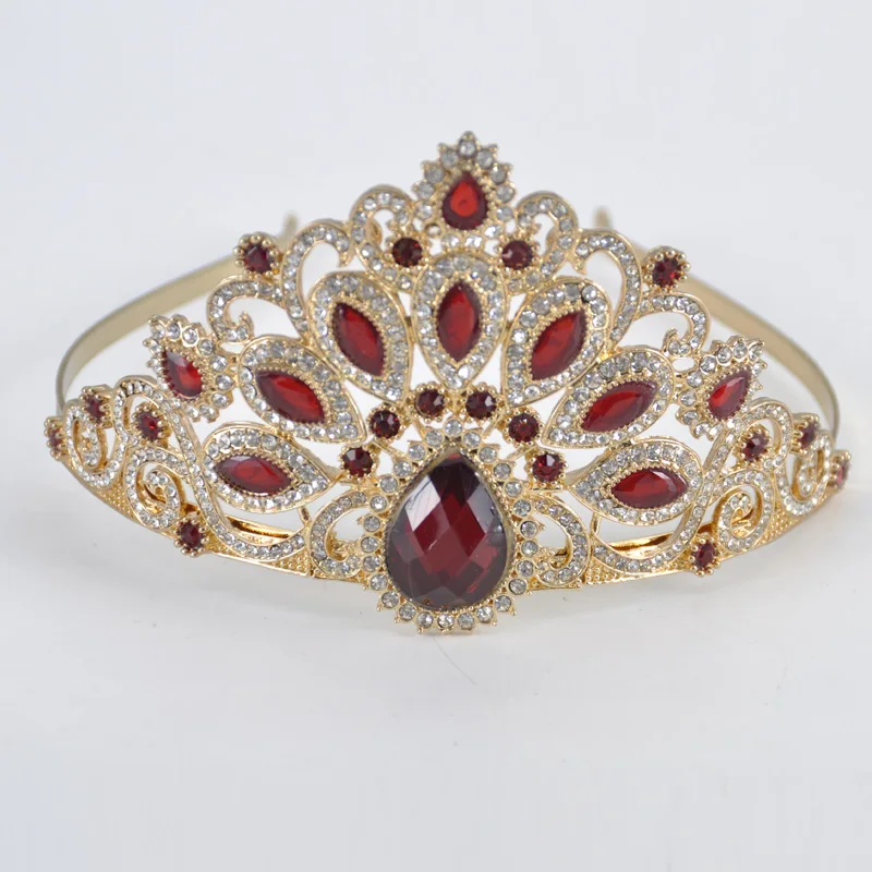 Wedding Crown Queen Bridal Tiaras Bride Jewelry Headband Wedding Accessories Diadem Luxury Hair Ornaments
