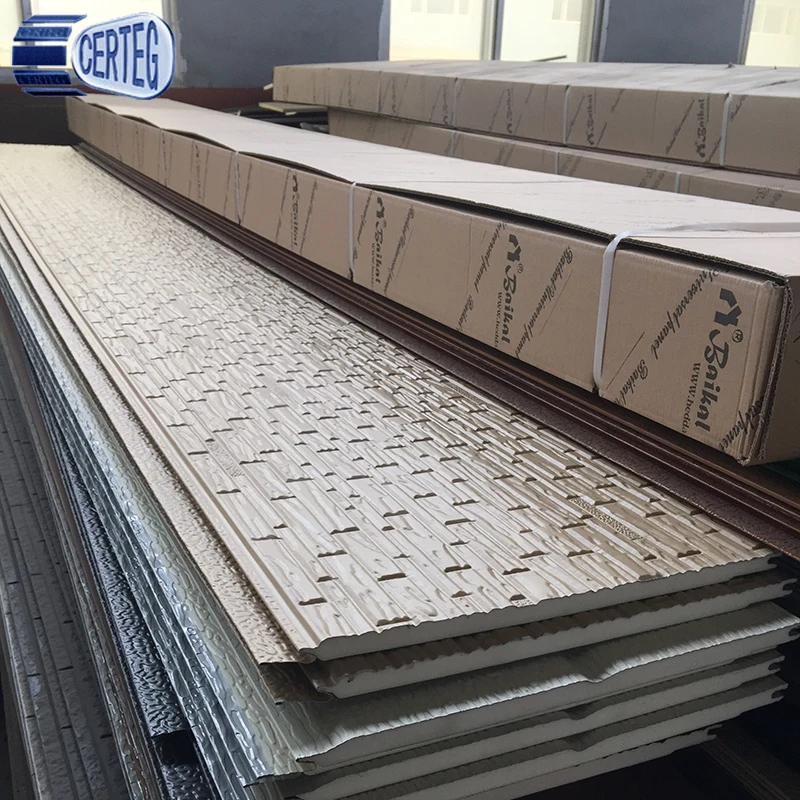 
Embossed Steel Sheet with PU Composite Decorative Panel 