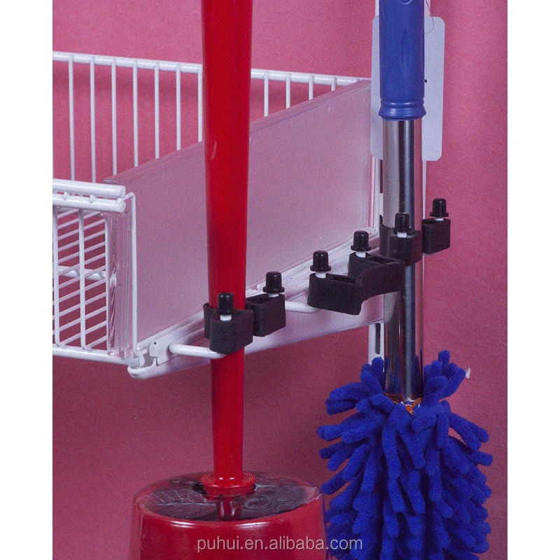 4 layers wall fixed bathroom storage rack with quality guarantee