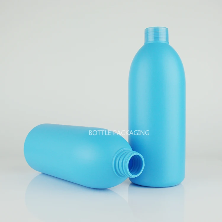 Round White Plastic Bottle HDPE 500ml Trigger Spray Bottle Detergent Bottles