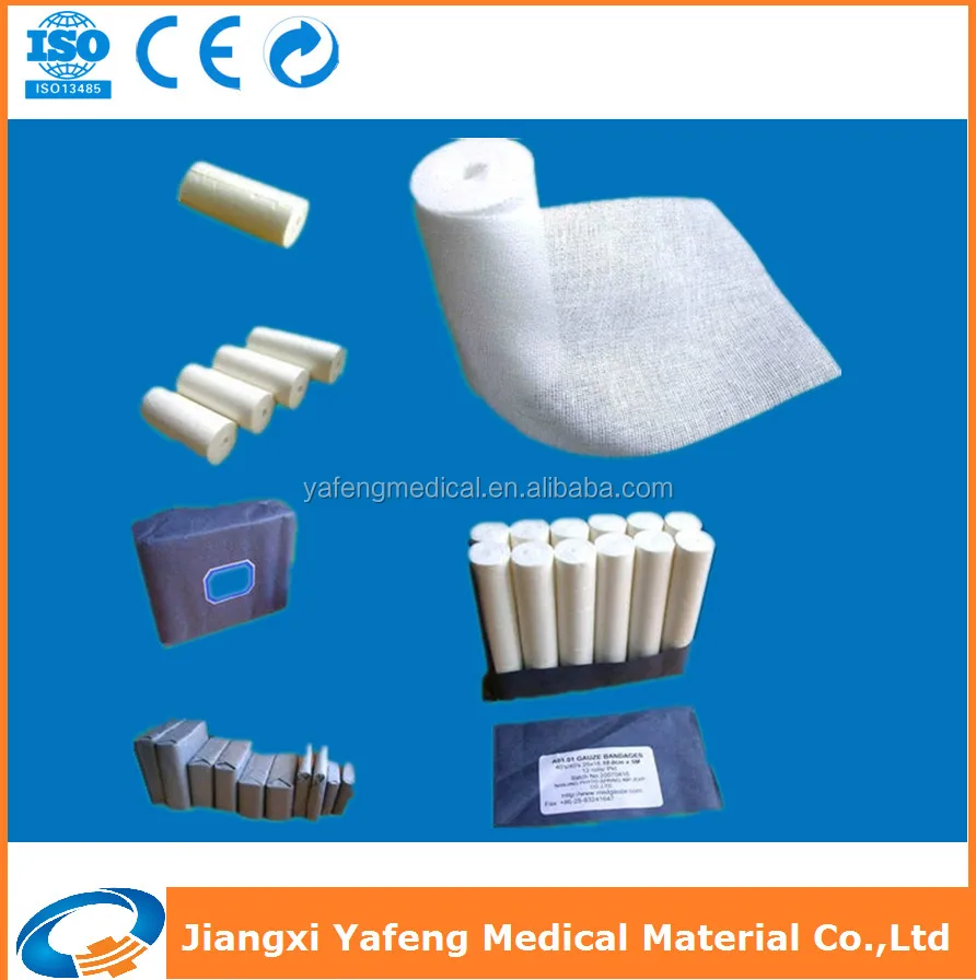
Medical surgical consumable 5cmx4.5m wow gauze bandage 