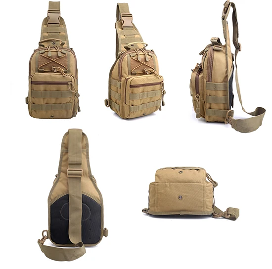 
Camping Military Tactical Daypack Single Shoulder Messenger Bag Sport Pack Sling Chest Bag 