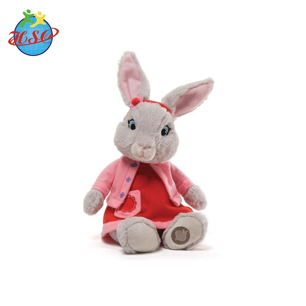 Custom Cute Baby Animal Sleeping Comfort Doll Stuffed Peter Rabbit