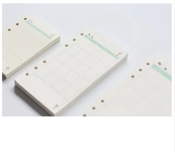 Leather Spiral Cover Of Notebook A5/A6/A7 Cute Planner Accessory Loose Leaf Binder Shell Office School Reused Cover