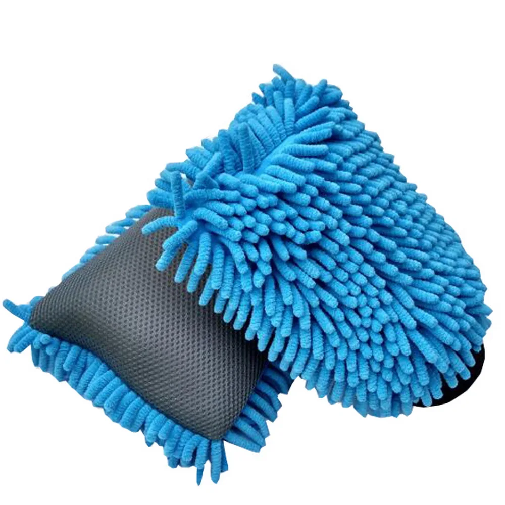 Новая варежка из микрофибры для мытья автомобиля/варежка из микрофибры для мытья автомобиля с большим пальцем/большим пальцем варежка для мытья автомобиля