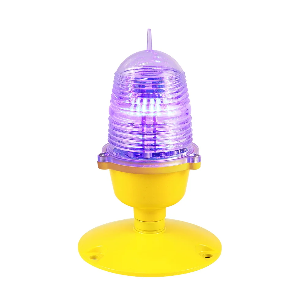 Blue color Heliport Elevated Taxiway Edge Light/helipad lighting / helideck light