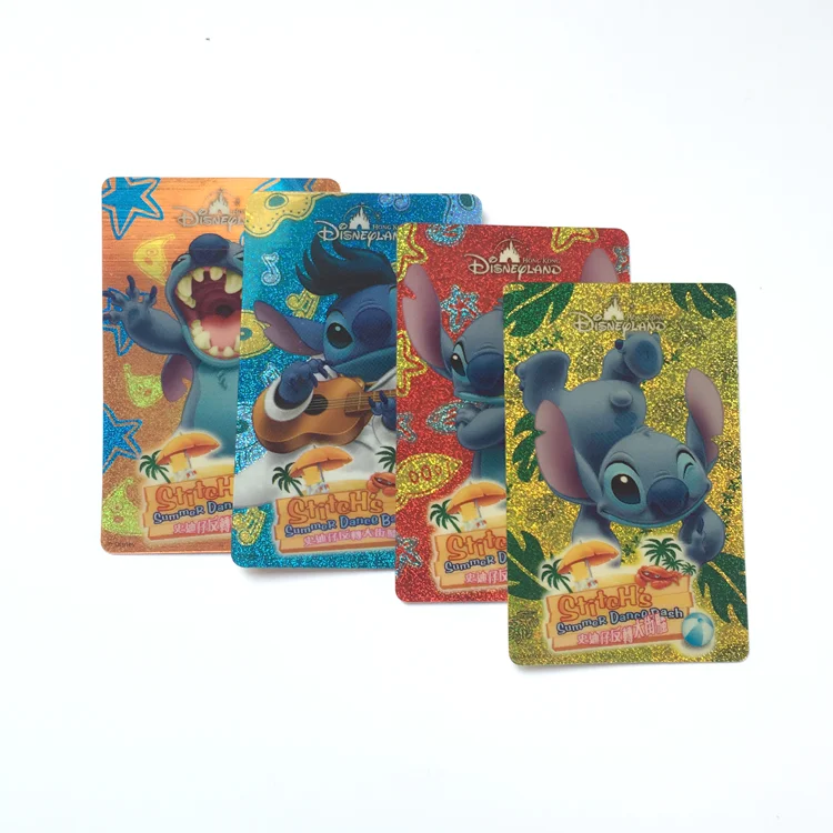 Custom personalized Print shiny rainbow effect hologram vinyl stickers