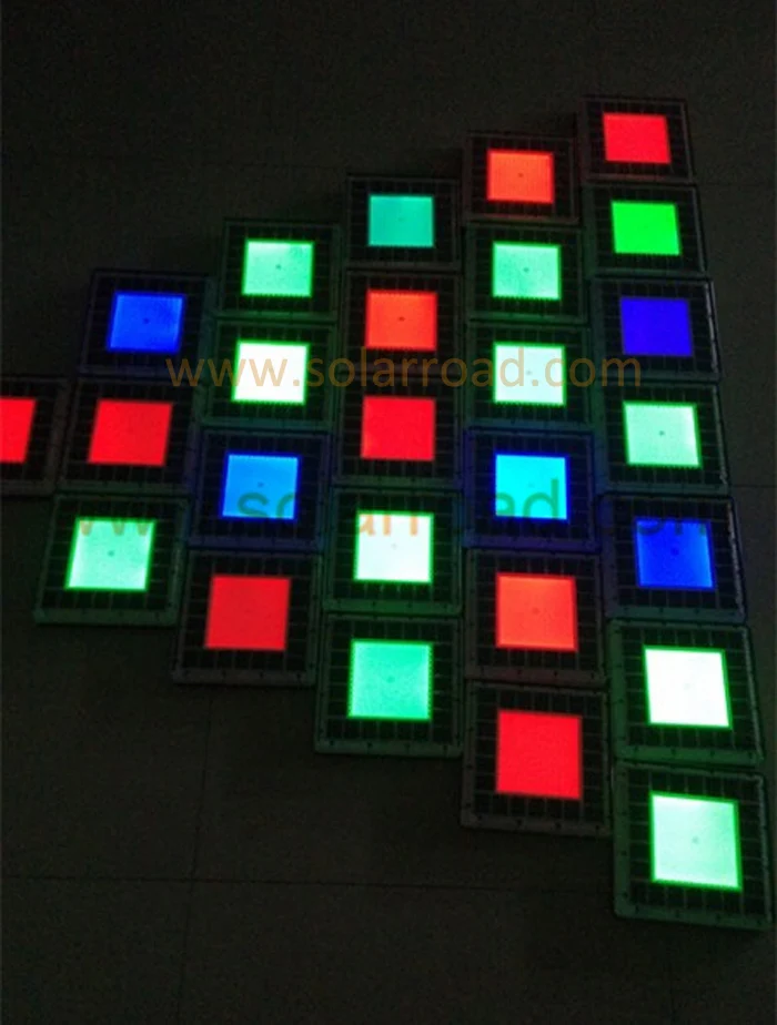 
Red Blue White Outdoor Led Pavement Light Solar Brick Light 