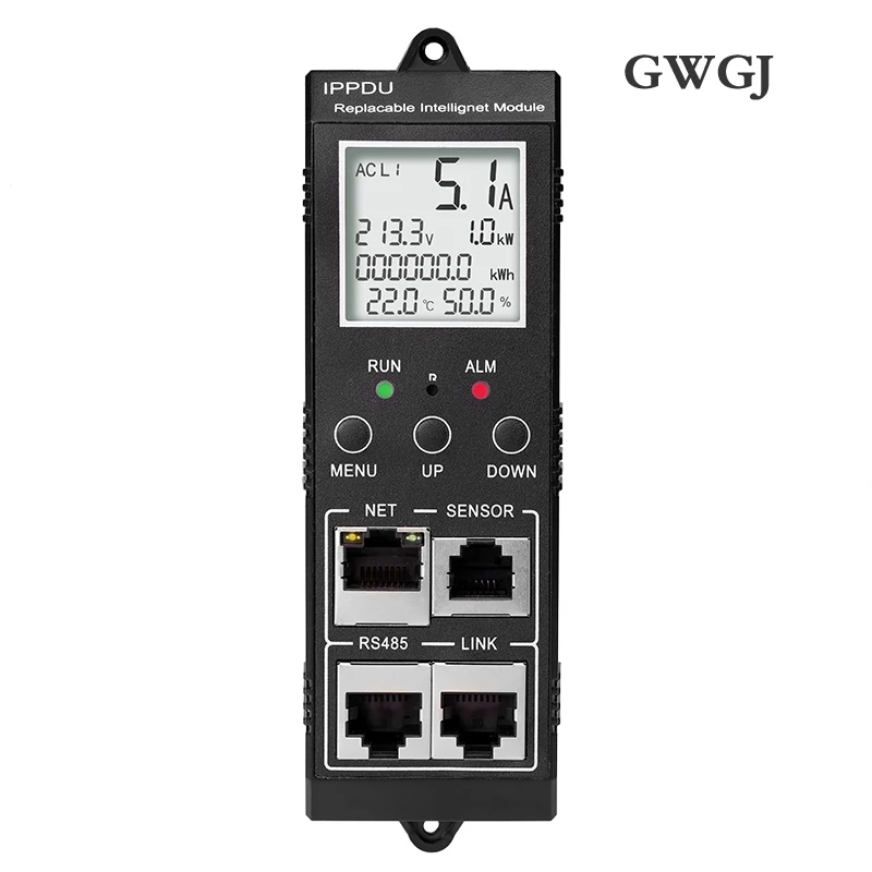 Monitoring  Switchde Rack PDU  power socket 12-bit C19 SNMP485 interface Telnet command line voltage current power cascade