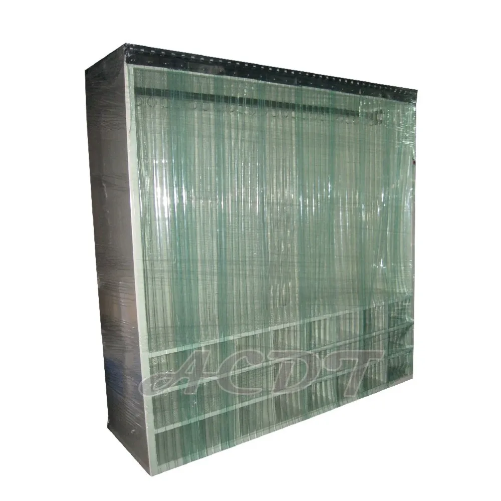 Powder Coating Steel Clean room Garment and Shoe Storage Cabinet with soft wall or hard wall