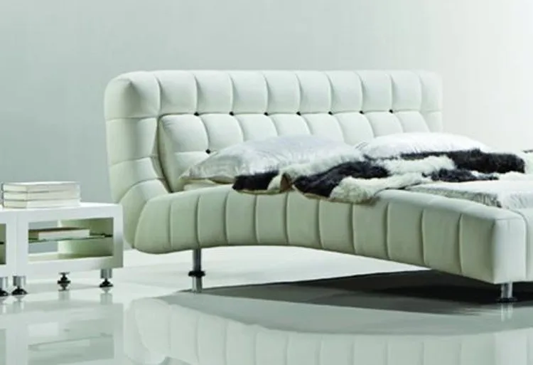 Современной Искусственной кожи PU рамка кровати мебель для спальни Программное Обеспечение кровати Итальянский Стиль