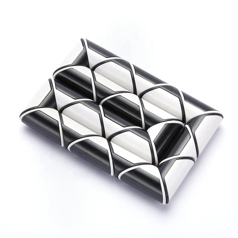 24 pcs 43x1.7x1.7cm kids DIY irregular toy puzzle snake ruler magic puzzle