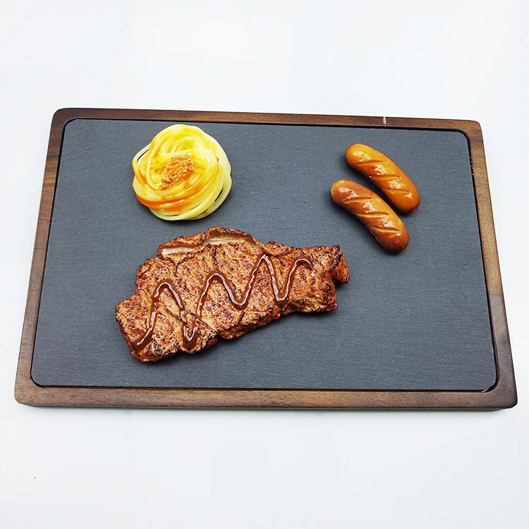 Factory Direct Sales Slate Wooden& Bamboo Cutting board Luxury Cheese Board Set For Kitchen