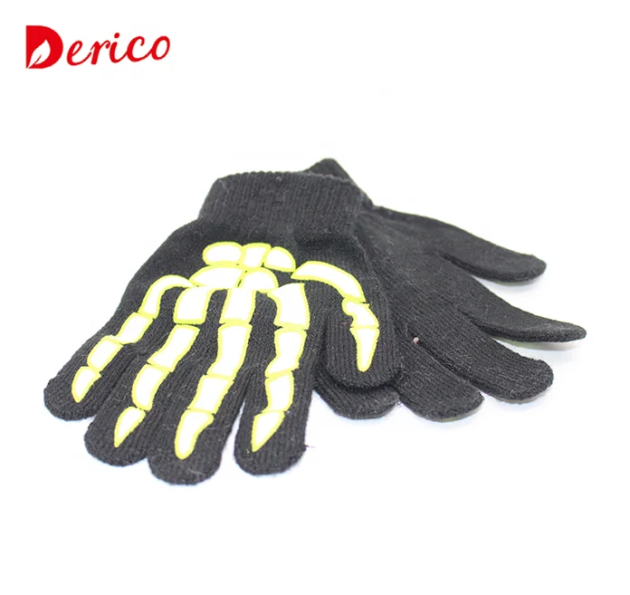 Unisex Winter Magic Gloves Customized Printed Stretchy Winter Touch Screen Gloves