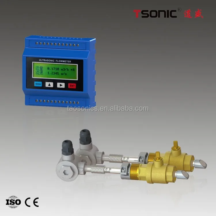 Low Cost Plastic Mini Ultrasonic Water Flow Meter for Liquid Measurement Measuring