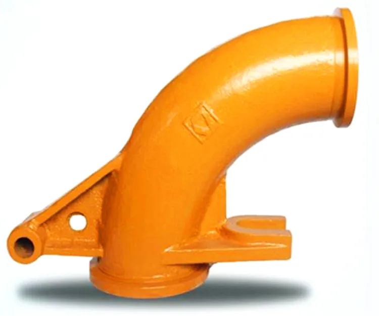 Concrete pump Twin wall elbow DN100 DN125 pipe bend hinged elbow for concrete pump quality supplier hebei the earth