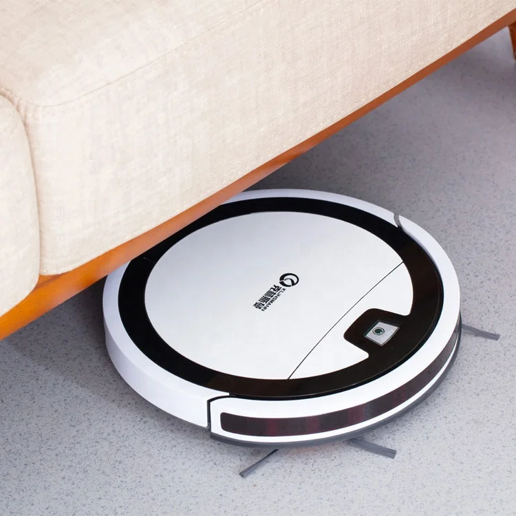 Hot Selling KRV210 5.6Cm Slim Height  Remote Control Low Noise Self Recharge Drum Vacuum Cleaner