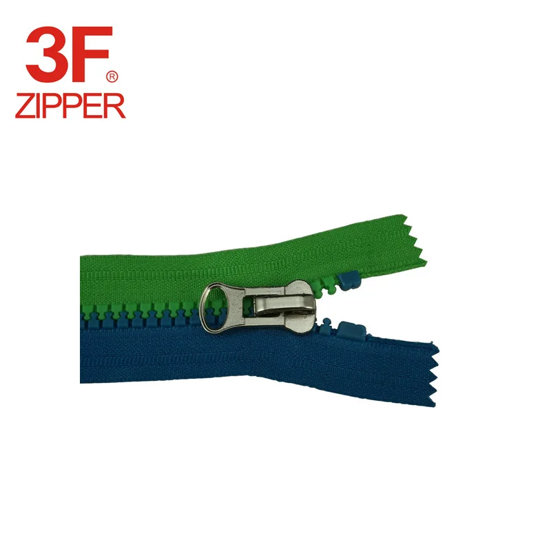 3F Zipper manufacturer  #5 vislon zipper, plastic zipper, resin zipper