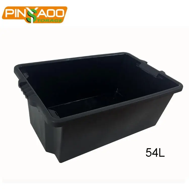 Rugged Design 54L Recycled Plastic Storage Crate