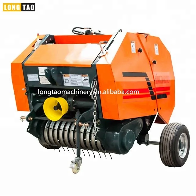 Tractor driven round straw bale press machine with CE approval