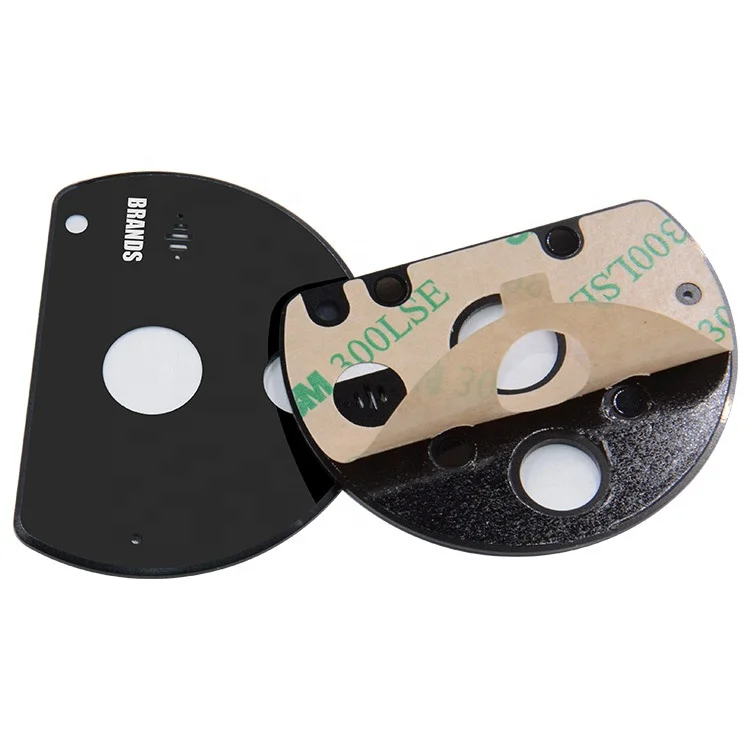 OEM custom textured capacitive touch switch PMMA acrylic panel