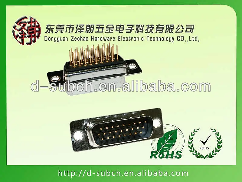 15pin металл вытяжки и d суб-суб 26pin штыревое PCB 26 контакт. d суб-суб разъем