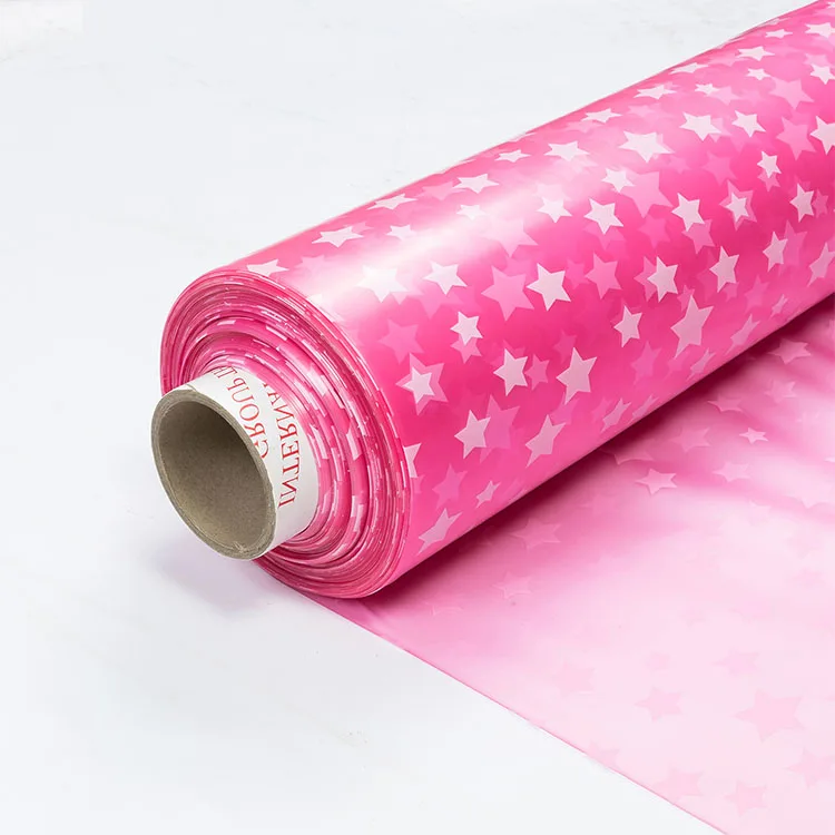 PVC Film Roll High Quality Soft Printing Stretch Film Packaging Film Moisture Proof, Waterproof Household Products 500-2000mm