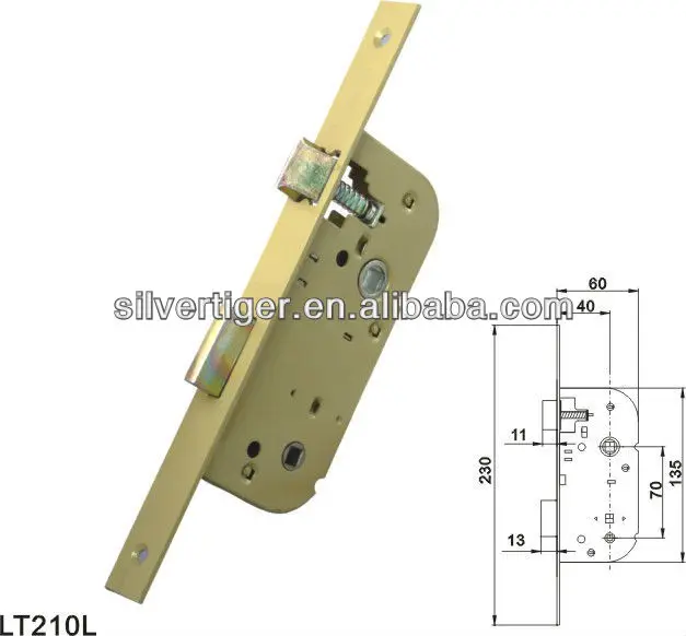 
LT210L Global universal locks for doors 