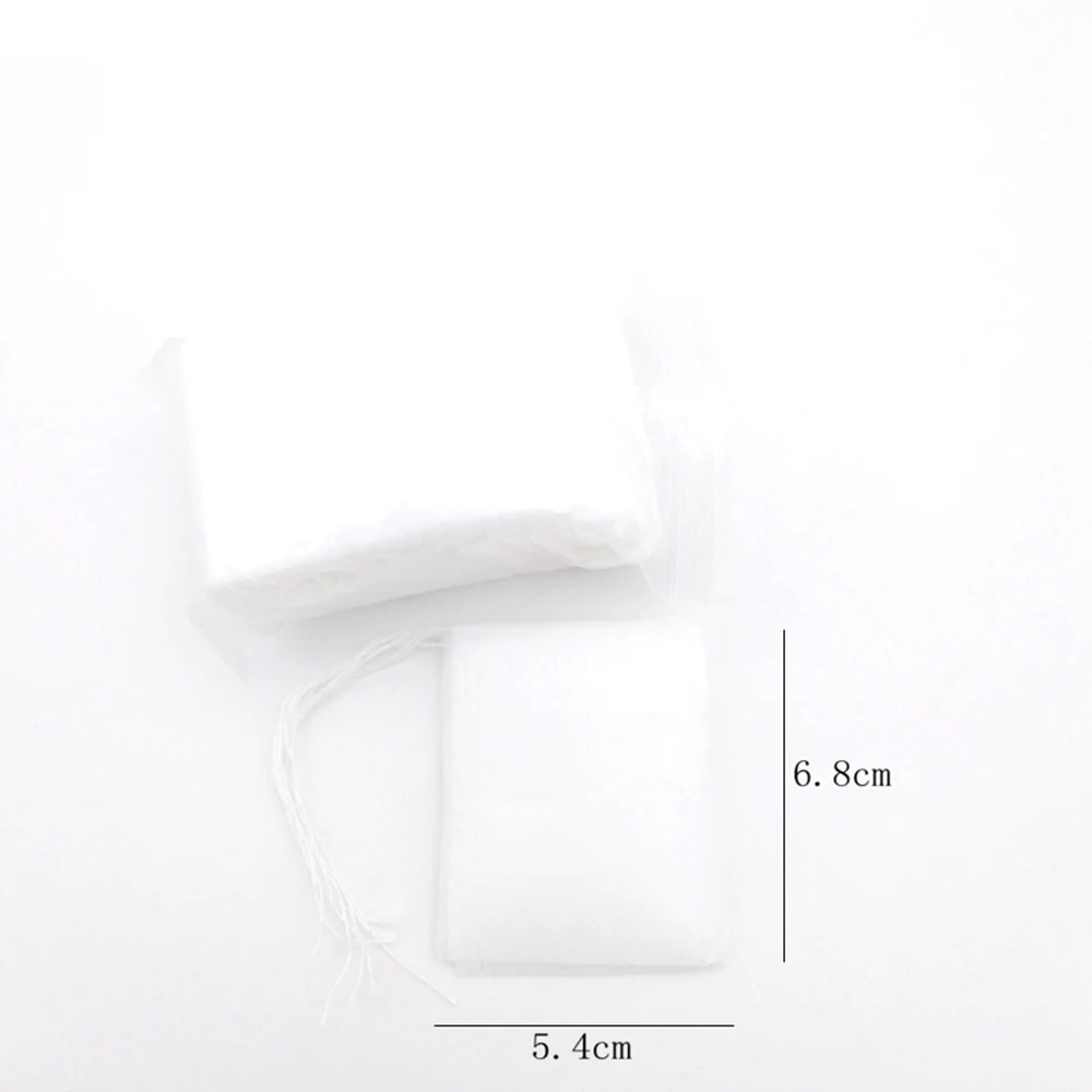 100 шт./партия, пакетики для чая, 6 х8 см