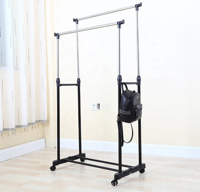 Adjustable Stainless Steel Material Cloth Rack Stand