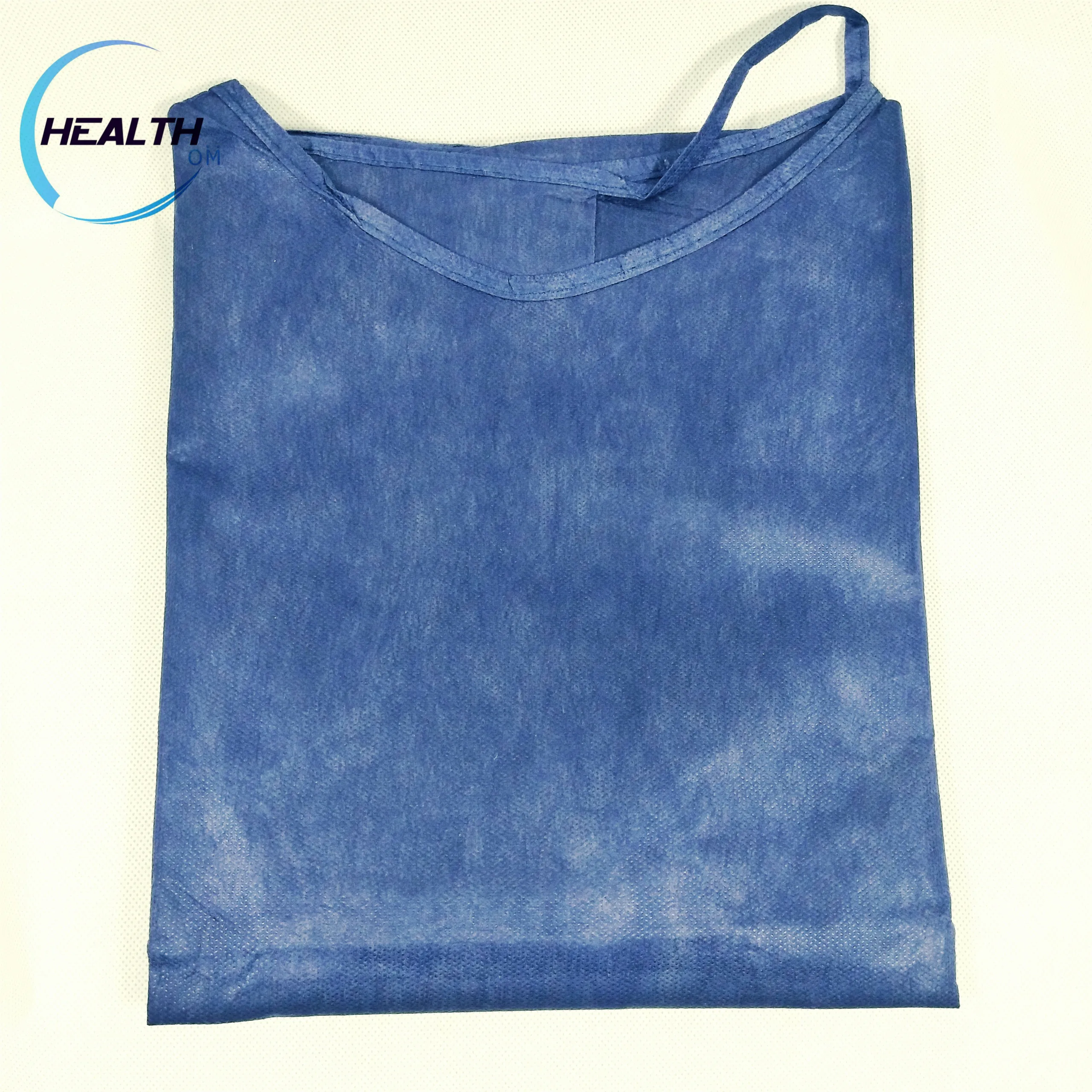 Disposable medical nurse pajamas scrub suit patient gown custom cotton hospital clothing non