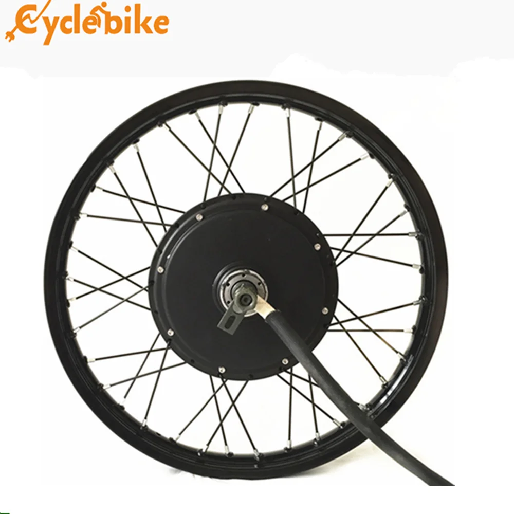 72v 5000W brushless gearless Electric Bicycle wheel hub motor