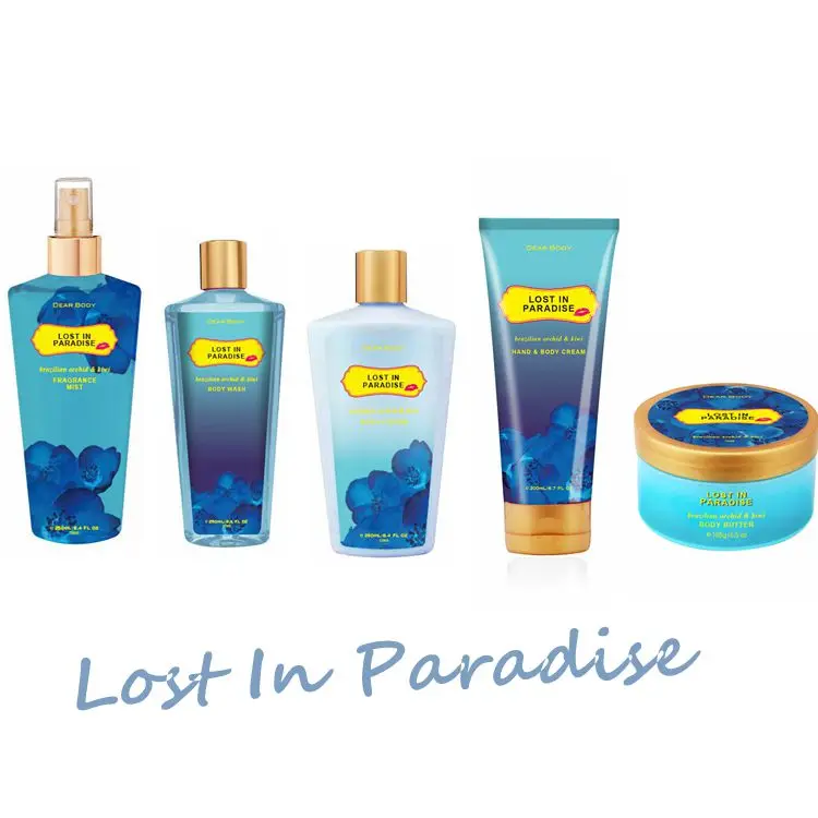 Фирменный высококачественный парфюмированный набор для ухода за кожей с ароматизатором/гель для тела/лосьон для тела
