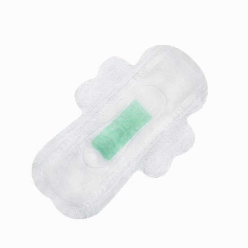 Natural Sanitary Napkin Wholesale Organic Cotton Disposable Sanitary Pads With Negative Ion Strip