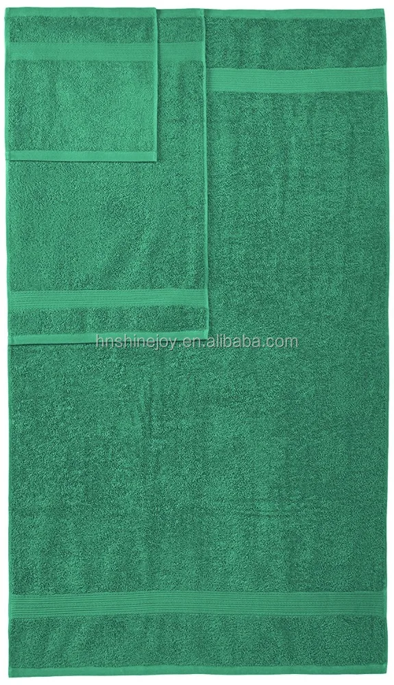 
Highly Absorbent and Softness 2 Bath Towels 2 Hand Towels 2 Washcloths 6pcs green Egyptian cotton towel set 